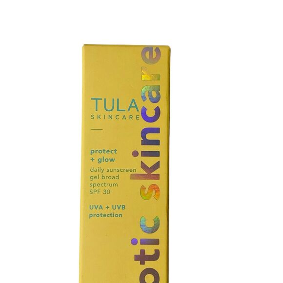 Tula Skincare Protect + Glow Daily Sunscreen Gel SPF 30 1.7 oz/ 50ml‎ New In Box - Picture 3 of 8